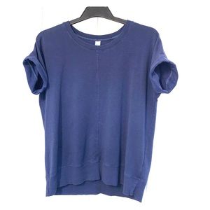Sweatshirt material casual top